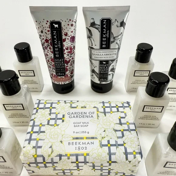 BEEKMAN 1802-Goat Milk & Honeyed Gf. Hand Cream-2oz, Bar Soap 9oz, Conditioner - Picture 2 of 5